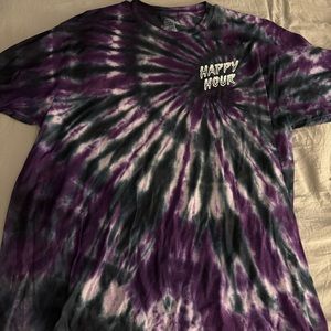 Tie dye happy hour t-shirt